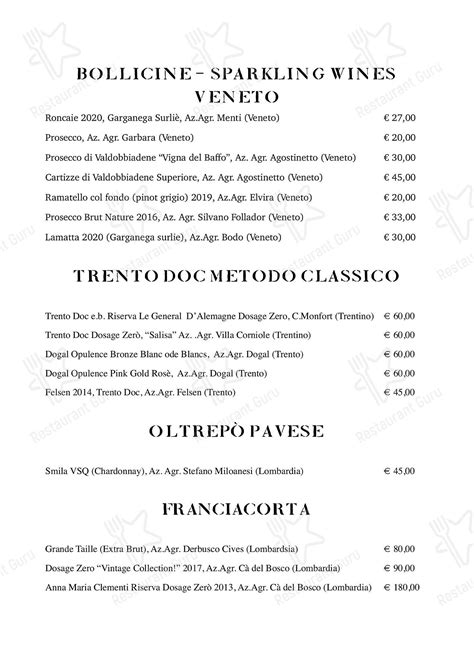 Menu at Trattoria Antiche Carampane restaurant, Venice, Rio。